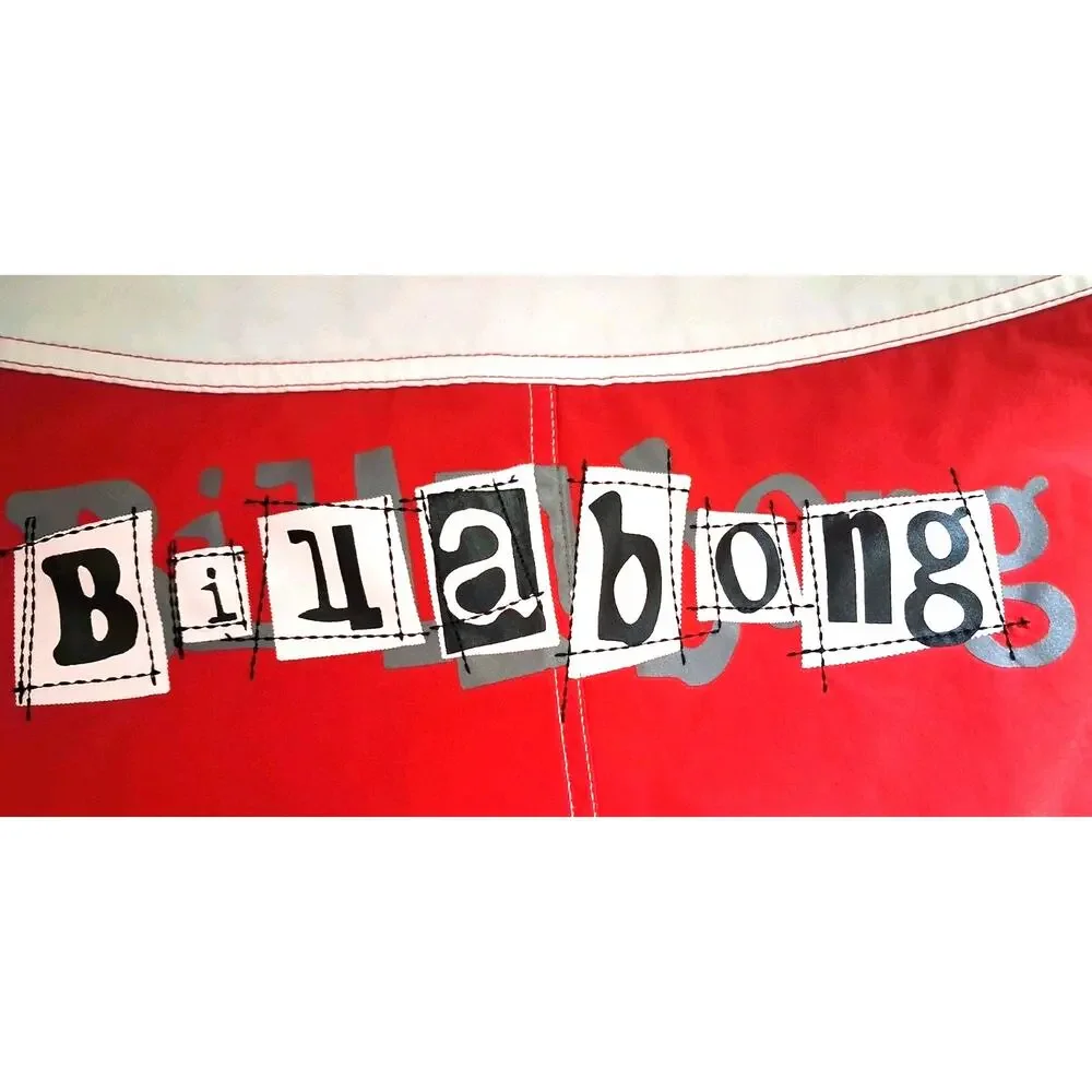 Vintage Womens Micro Mini Low Board Short With Billabong Lettering On Rear Y2K - Picture 4 of 7